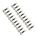 uxcell 家具接続継手 3合1 家具接続キット 外径15 mmカム継手 M6x35 mmだぼネジ 外径10.7 mm事前に挿入されたナット 20セット