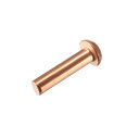 uxcell コッパーソリッドリベット ファスナー 丸いヘッド シャンク直径4 mm シャンク長さ16 mm 50個入