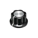uxcell ポテンショメータ回転ノブ 22.9x13.5mm ねじ締め プラスチック材質 アンプノブ