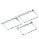 uxcell シャフトロックピン 8mm x 90mm カプラーピン 広場農場トレーラーワゴンローンガーデン用 3個