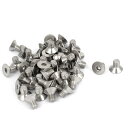 uxcell 六角穴付きネジ ナベ頭 304ステンレス鋼 M5x8mm 50個入り