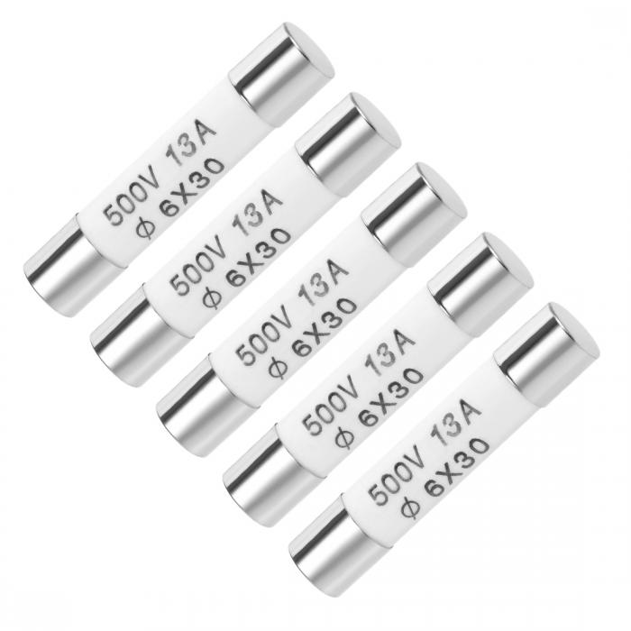 uxcell ߥåȥåҥ塼 ˥åå֥饹ɥå ¨Τ߷ ®֥ҥ塼 13A 500V 6x30mm եȥ֥ 5