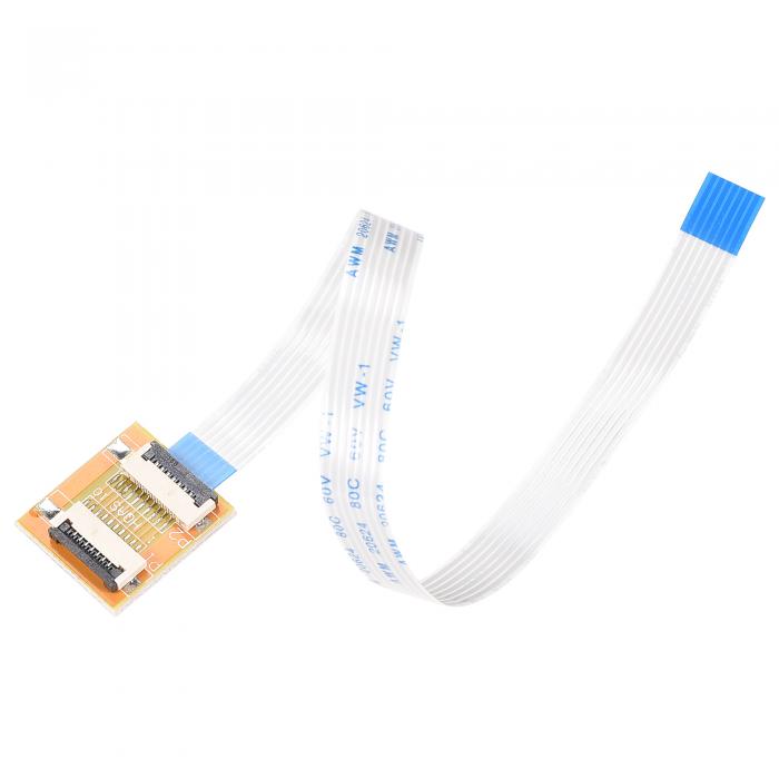 uxcell フレキシブルフラットケーブル アダプタ付き 7ピン 1.0mmピッチ 200mm FFC LCDテレビカーオーディオ用 DVD プレーヤー用 ラップトップ用 (Aタイプ)