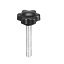 uxcell Clamping Handle Gripandles Screw Knobs Handgrips Star Knob M6  40mm Male Thread