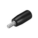 uxcell 回転ハンドル M6オス フライス盤用 ねじ長さ10mm パワー旋盤アクセサリー