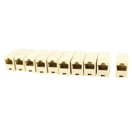 uxcell RJ45 アダプタ RJ45 8P8C メス→メス コネクタ 10個入り uxcell RJ45 アダプタ RJ45 8P8C メス→メス コネクタ 10個入り