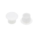 uxcell 棚ペグ穴プラグ チューブカバー プラスチック ネイルキャビネット ボタンブラケット 食器棚 本棚 調節可能な棚クローゼット用 直径8 mm ホワイ...