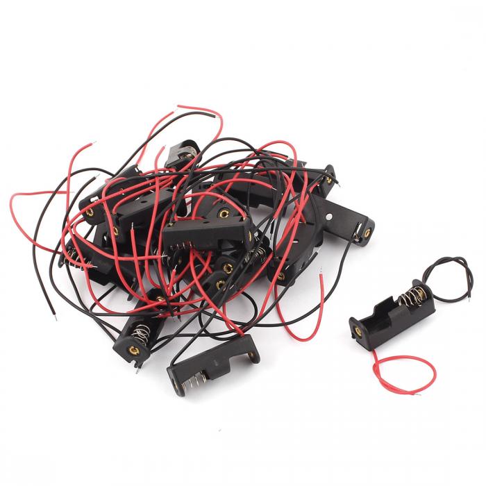 uxcell バッテリーケース バネ仕掛け バッテリーホルダー ケースボックス 1x12V 23Aバッテリー用 20個