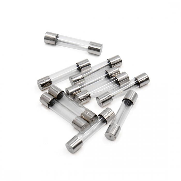 uxcell ガラスチューブ ヒューズ 6 x 30mm 30A 250V 汎用 ファストブロータイプ ガラスチューブ ヒューズ 車用 10個入り