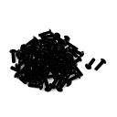 uxcell M3x10mm 10.9 合金鋼 ブラック M3 ネジ径 10mm ネジ長 100個入り