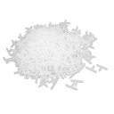 uxcell タイルスペーサー プラスチックスペーサー T型スペーサー 3.0mmタイルギャップ 500個入り