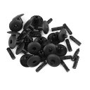 uxcell プラスチック リベット フェンダー バンパー プッシュ式 ファスナー クリップ アウディに対応 4D0-807-300用 20個入り
