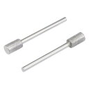uxcell ダイヤモンドマウントポイント 円筒形ヘッド6mm シャンク3.0mm 2枚入り