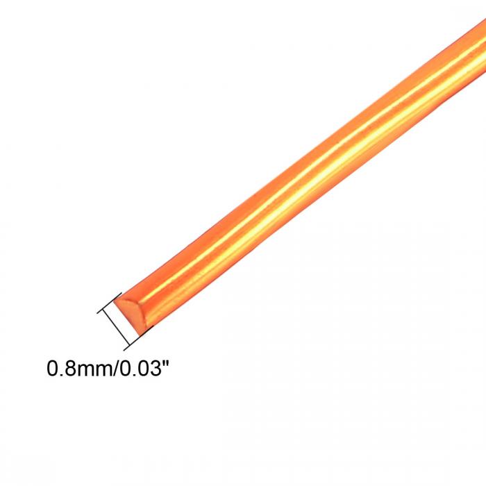 uxcell エナメル銅線 巻線コイル マグネットワイヤー 長さ15M 直径0.8mm トランスインダクタ用 3