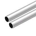 uxcell 6063アルミニウム丸管 300mm長さ18mm外径 5-15mm内径 シームレスアルミニウムストレートチューブ 15mm ID x 17mm OD、2個