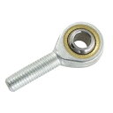 uxcell ロッドエンドベアリング 軸受 SA10 T/K メタル シルバートーン 10mm 68g 1本(4)