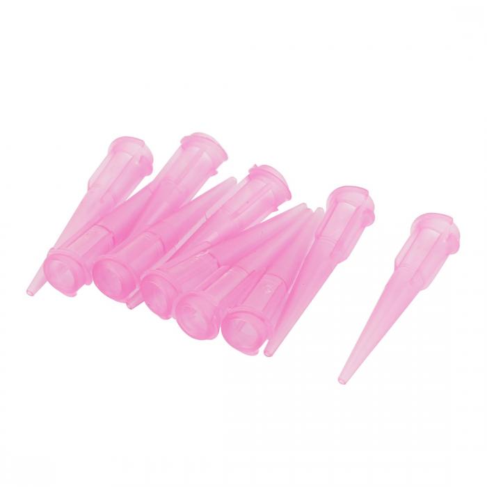 uxcell ディスペンサー針 プラスチック 先細 ピンヘッド 接着剤液体 プラスチックニードル 10個いり