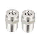uxcell 高圧洗浄ノズル 1 / 4NPTスプレーチップ 40度 オリフィス径1.2 mm 2個入り