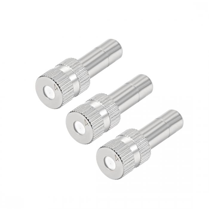 uxcell 6mmクイックコネクタ用 真鍮ミストノズル 0.4mmオリフィス径-3個