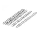 uxcell 全ネジスタッド 全ねじ棒 メトリック 304ステンレス鋼 右側 M10 x 180mm 5本入り