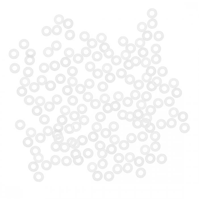 uxcell シリコンOリング 6 mm外径 3 mm内径 1.5 mm幅 コンプレッサーバルブパイプ修理用 VMQシールガス..