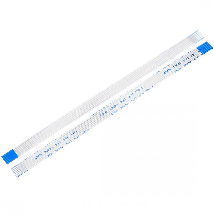 uxcell フレキシブルフラットケーブル フレキシブルリボンケーブル ブルー シルバーグレー プラスチック 150mm 1mmピッチ 6ピン FPC FFC 液晶テレビカーオーディオ用 DVDプレーヤー用 5個入り(Bタイプ)