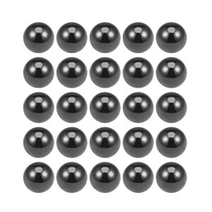 uxcell セラミックベアリングボール?6.35 mm3.17 mm1.58 mm4.76 mm0.8 mm3.9 mm?Si3N4窒化ケイ素ボール?G5 Precision 3/16 "(25個)