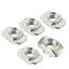 uxcell Sliding T Slot Nuts, M4 Thread for 2020 Series Aluminum Extrusion Profile 10pcs