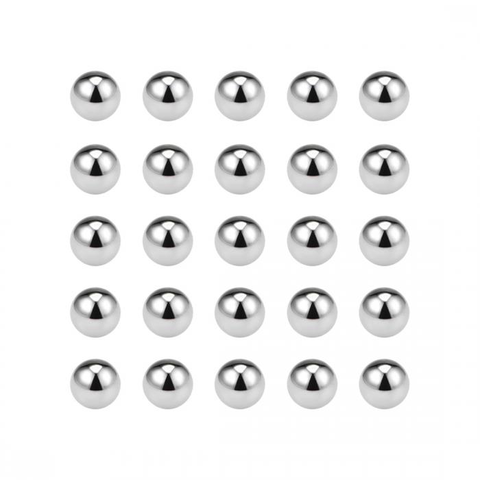 uxcell 固体ベアリングボールクロム鋼?4 mm?（GCr15）G10精密ボール 25個