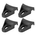 X AUTOHAUX スピーカーグリルクリップ スピーカーグリルアダプタークランプ取り付けベイ 4" 6" 8" 10" 12" 15"スピーカー用 プラスチック ブラック 4個入り