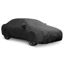 uxcell 車カバー カーカバー ボディーカバー 車用 弾性ヘム 防水防雪防塵 耐久性 通気性 戸外活動 ブラック 3XL 4.9m(2)