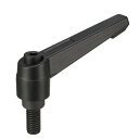 uxcell クランプハンドル 調整可能 クランプハンドル ラチェットレベル M8 x 16mm