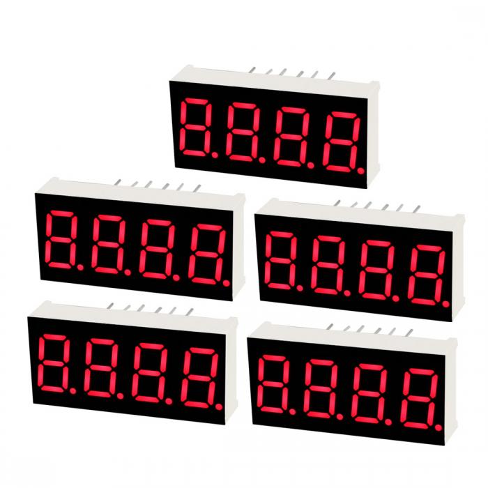 uxcell Common Cathode 12 Pin 4 Bit 7 Segment 0.35