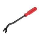 uxcell クリップクランプツール ドアクリップリムーバー プラスチックハンドル 8.9"レッド