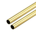 uxcell 真鍮丸管 0.2 mm壁厚さ シームレスストレートパイプチューブ 8.5mm 外径 x 0.2mm壁厚,2個