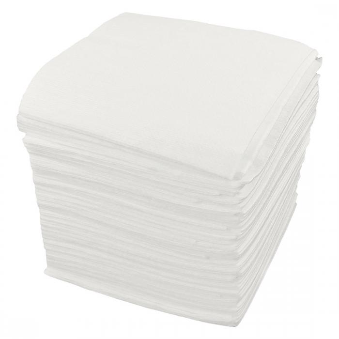 uxcell ワイピングクロス 250mm x 250mm ホワイト 無塵 クリーンルーム ワイパー 100枚入り