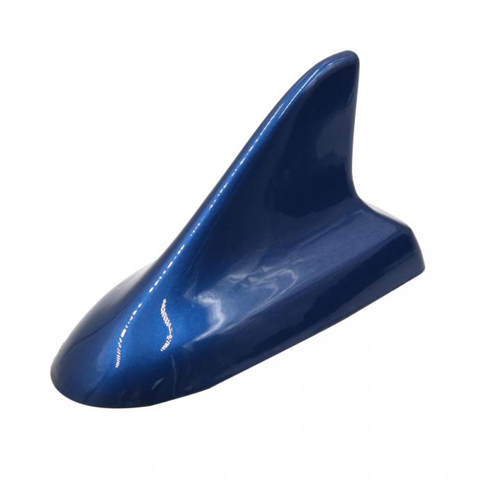 uxcell 装飾アンテナ 車両 シャークフィン ルーフ カートリムデリゲーター 空中 ブルー
