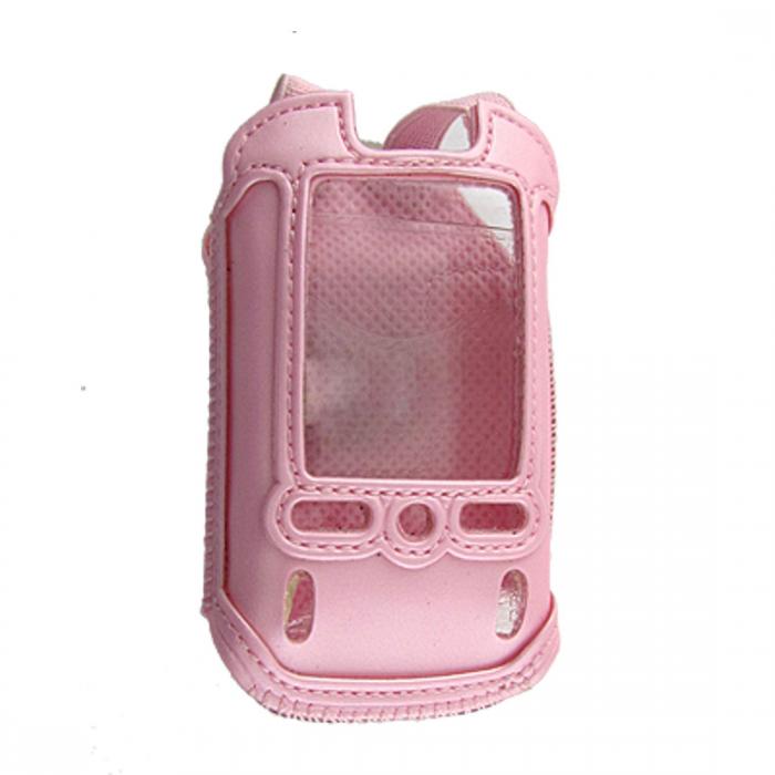 uxcell 携帯電話ポーチ ピンク フェイクレザー バッグ ベルトクリップ LG VX8000