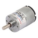 uxcell DCギヤードモーター メタル 磁気 真鍮トーン DFGA32 DC 12V 400-500RPM