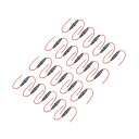 uxcell ヒューズホルダー インラインスクリュータイプ ヒューズホルダー 22 AWG 5mm x 20 mm 20個入り