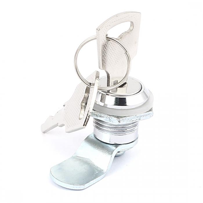 uxcell カムロック 十字の形 メタル・コア 2キー ドア キャビネット メタル 4個入り