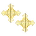 uxcell 金属?コーナープロテクターテーブル?エッジカバーガード ゴールドトーン 40 x 40 x 4mm-8個