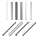 uxcell ダボピン 304ステンレス鋼 円筒棚支持ピン 10個 5mm x 60mm(4)