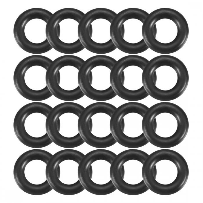 uxcell ニトリルゴムOリング メトリック シーリングガスケット 7.6 mm外径 3.8 mm内径 1.9 mm幅 20パック