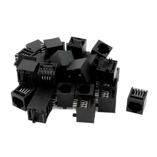 uxcell モジュラーコネクタ RJ11 PCBジャック 製 ブラック RJ45 8P8Cタイプ 39個入り uxcell モジュラーコネクタ RJ11 PCBジャック 製 ブラック RJ45 8P8Cタイプ 39個入り