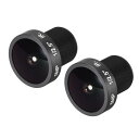 uxcell カメラレンズ CCTVカメラレンズ 広角 CCDカメラ用 焦点距離2.1 mm 5MP F2.0 フォーマット10 mm 2個