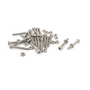 uxcell 六角穴付ボルト ソケットねじ 20個入り シルバートーン ステンレス鋼 ソケットキャップヘッド M2x16mm(4)