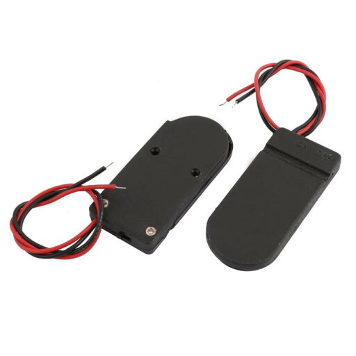 uxcell ボタン電池ホルダー プラスチック製 ブラック 電池ケース 3V CR2032 2個入り uxcell ボタン電池ホルダー プラスチック製 ブラック 電池ケース 3V CR2032 2個入り