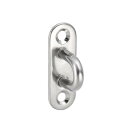 uxcell ステンレス鋼 天井フック パッドループ 45 mmx15 mmx21 mm ステープルフックループ 壁マウント 2個入り