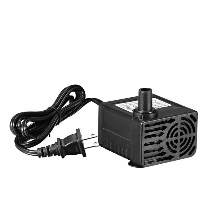 uxcell 水中ポンプ 85GPH (320L/H,5W) 可変流量水中ポンプ 長さ1.5M